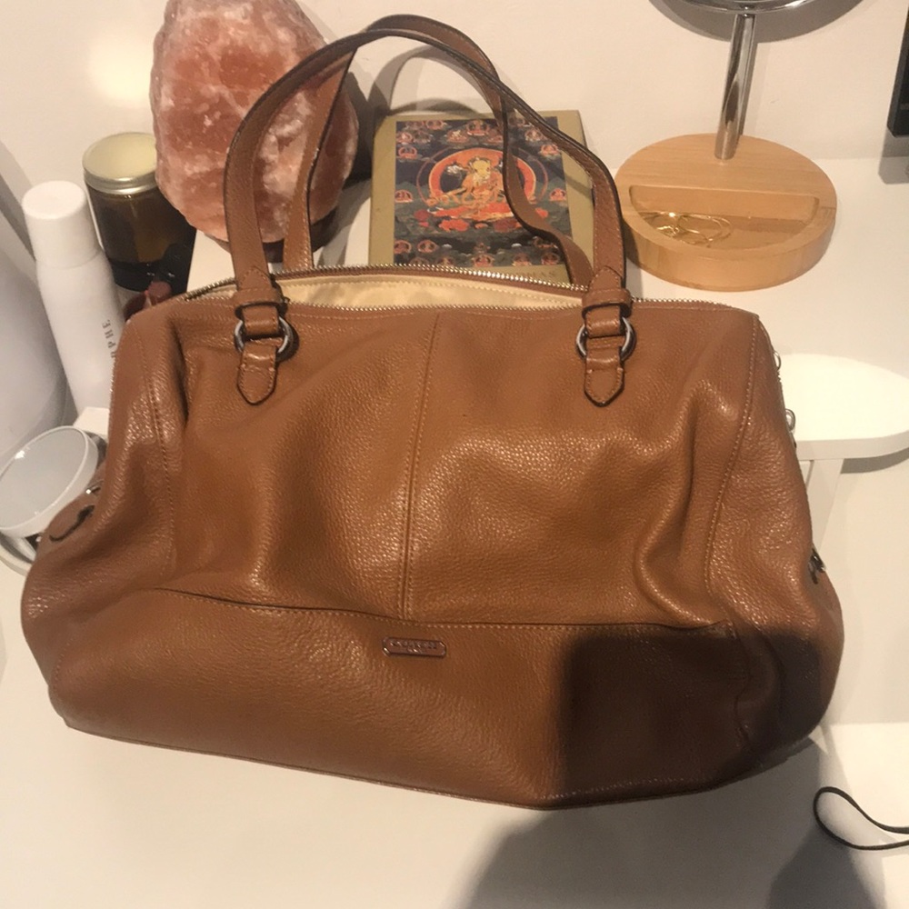 Adorable brown Coach handbag